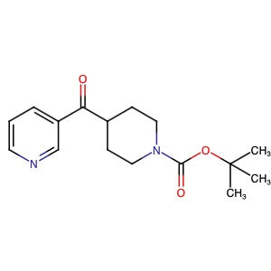148148-35-0 | 1,1-Dimethylethyl 4-(3-pyridinylcarbonyl)-1-piperidinecarboxylate - Hoffman Fine Chemicals