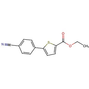 148682-16-0 | Ethyl 5-(4-cyanophenyl)thiophene-2-carboxylate - Hoffman Fine Chemicals