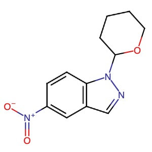 150187-64-7 | 5-Nitro-1-(tetrahydro-2H-pyran-2-yl)-1H-indazole - Hoffman Fine Chemicals