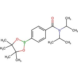 1509963-29-4 | N,N-Bis(1-methylethyl)-4-(4,4,5,5-tetramethyl-1,3,2-dioxaborolan-2-yl)benzamide - Hoffman Fine Chemicals