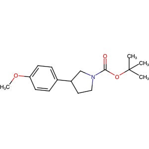 1510865-73-2 | tert-Butyl 3-(4-methoxyphenyl)pyrrolidine-1-carboxylate - Hoffman Fine Chemicals