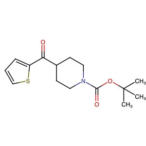 152936-77-1 | 1,1-Dimethylethyl 4-(2-thienylcarbonyl)-1-piperidinecarboxylate  - Hoffman Fine Chemicals