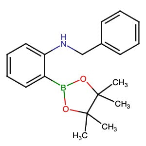 1535182-67-2 | N-Benzyl-2-(4,4,5,5-tetramethyl-1,3,2-dioxaborolan-2-yl)aniline - Hoffman Fine Chemicals