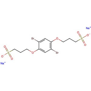 153912-33-5 | Sodium 3,3′-[(2,5-dibromo-1,4-phenylene)bis(oxy)]bis[1-propanesulfonate]  - Hoffman Fine Chemicals