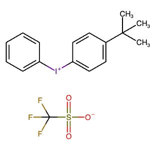 154557-16-1 | (4-(tert-Butyl)phenyl)(phenyl)iodonium trifluoromethanesulfonate - Hoffman Fine Chemicals