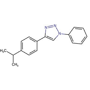 1577187-82-6 | 4-(4-Propan-2-ylphenyl)-1-phenyl-1H-1,2,3-triazole - Hoffman Fine Chemicals