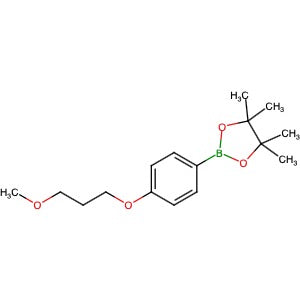 1580442-17-6 | 2-[4-(3-Methoxypropoxy)phenyl]-4,4,5,5-tetramethyl-1,3,2-dioxaborolane - Hoffman Fine Chemicals