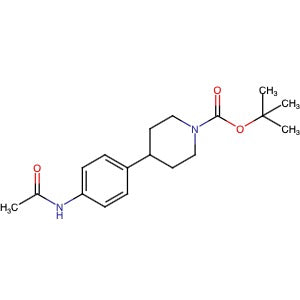 1612155-93-7 | tert-Butyl 4-(4-acetamidophenyl)piperidine-1-carboxylate - Hoffman Fine Chemicals