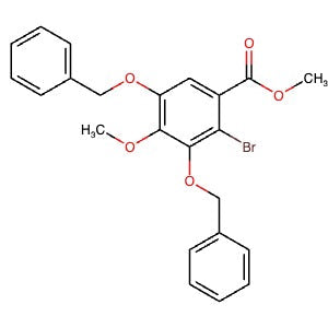 1616784-55-4 | Methyl 3,5-bis(benzyloxy)-2-bromo-4-methoxybenzoate - Hoffman Fine Chemicals