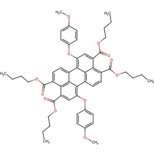1616921-50-6 | 1,7-Di(4-methoxyphenoxy)perylene-3,4,9,10-tetracarboxylic tetrabutylester - Hoffman Fine Chemicals