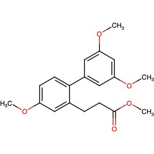 CAS 1624332-57-5 | Methyl 3',4,5'-trimethoxy[1,1'-biphenyl]-2-propanoate