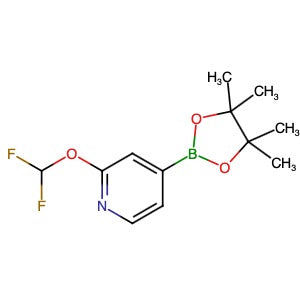 1628116-87-9 | 2-(Difluoromethoxy)-4-(4,4,5,5-tetramethyl-1,3,2-dioxaborolan-2-yl)pyridine - Hoffman Fine Chemicals