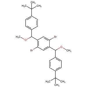 1638647-55-8 | 4,4'-((2,5-Dibromo-1,4-phenylene)bis(methoxymethylene))bis(tert-butylbenzene) - Hoffman Fine Chemicals