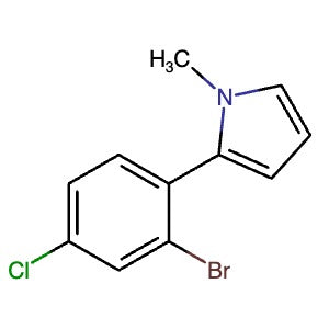 CAS 1644081-07-1 | 2-(2-Bromo-4-chlorophenyl)-1-methyl-1H-pyrrole