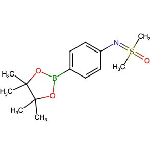 1644499-93-3 | N-(Dimethyloxido-λ4-sulfanylidene)-4-(4,4,5,5-tetramethyl-1,3,2-dioxaborolan-2-yl)benzenamine - Hoffman Fine Chemicals