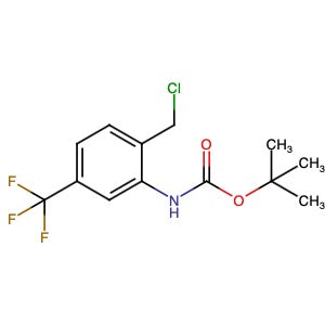1647124-77-3 | tert-Butyl (2-(chloromethyl)-5-(trifluoromethyl)phenyl)carbamate - Hoffman Fine Chemicals