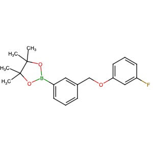 1648930-12-4 | 2-[3-[(3-Fluorophenoxy)methyl]phenyl]-4,4,5,5-tetramethyl-1,3,2-dioxaborolane - Hoffman Fine Chemicals