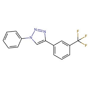 CAS 1652586-08-7 | 1-Phenyl-4-(3-(trifluoromethyl)phenyl)-1H-1,2,3-triazole