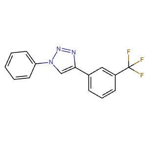 1652586-08-7 | 1-Phenyl-4-(3-(trifluoromethyl)phenyl)-1H-1,2,3-triazole - Hoffman Fine Chemicals