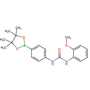 1669414-61-2 | 1-(2-Methoxyphenyl)-3-(4-(4,4,5,5-tetramethyl-1,3,2-dioxaborolan-2-yl)phenyl)urea - Hoffman Fine Chemicals