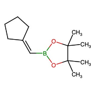 167693-19-8 | 2-(Cyclopentylidenemethyl)-4,4,5,5-tetramethyl-1,3,2-dioxaborolane - Hoffman Fine Chemicals