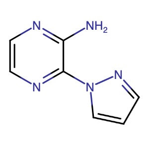 1692631-95-0 | 2-Amino-3-(1H-pyrazol-1-yl)pyrazine - Hoffman Fine Chemicals