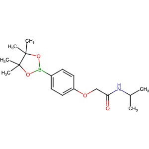 1704122-04-2 | N-Propan-2-yl-2-[4-(4,4,5,5-tetramethyl-1,3,2-dioxaborolan-2-yl)phenoxy]acetamide - Hoffman Fine Chemicals