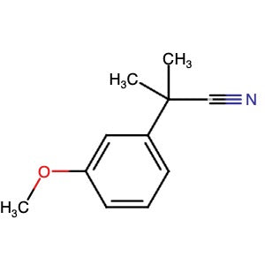 17653-93-9 | 2-(3-Methoxyphenyl)-2-methylpropanenitrile - Hoffman Fine Chemicals