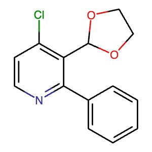 CAS 1798789-09-9 | 4-Chloro-3-(1,3-dioxolan-2-yl)-2-phenylpyridine