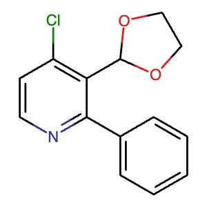 1798789-09-9 | 4-Chloro-3-(1,3-dioxolan-2-yl)-2-phenylpyridine - Hoffman Fine Chemicals