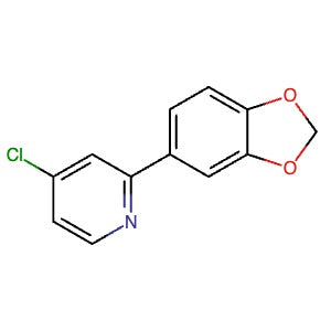 CAS 1798789-17-9 | 2-(Benzo[d][1,3]dioxol-5-yl)-4-chloropyridine