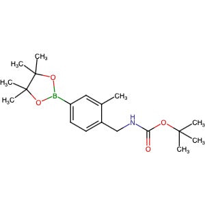 1798791-43-1 | tert-Butyl [[2-methyl-4-(4,4,5,5-tetramethyl-1,3,2-dioxaborolan-2-yl)phenyl]methyl]carbamate - Hoffman Fine Chemicals