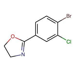 1807700-27-1 | 2-(3-Chloro-4-bromo-phenyl)-4,5-dihydro-oxazole - Hoffman Fine Chemicals