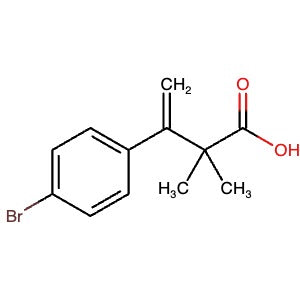 1809582-88-4 | 3-(4-Bromophenyl)-2,2-dimethylbut-3-enoic acid - Hoffman Fine Chemicals