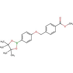 1813552-97-4 | Methyl 4-((4-(4,4,5,5-tetramethyl-1,3,2-dioxaborolan-2-yl)phenoxy)methyl)benzoate - Hoffman Fine Chemicals