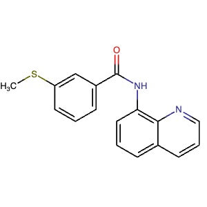 CAS 1846573-92-9 | 3-(Methylthio)-N-(quinolin-8-yl)benzamide