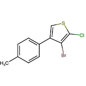1858202-55-7 | 3-Bromo-2-chloro-4-(p-tolyl)thiophene - Hoffman Fine Chemicals