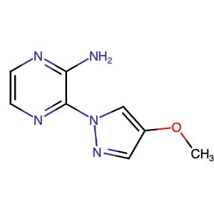 1862717-98-3 | 2-Amino-3-(4-methoxy-1H-pyrazol-1-yl)pyrazine - Hoffman Fine Chemicals