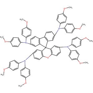 1887794-22-0 | Spiro[9H-fluorene-9,9′-[9H]xanthene]-2,2′,7,7′-tetramine, N2,N2,N7,N7,N2′,N2′,N7′,N7′-octakis(4-methoxyphenyl)- - Hoffman Fine Chemicals