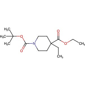 188792-70-3 | Ethyl 1-Boc-4-ethyl-4-piperidine carboxylate - Hoffman Fine Chemicals