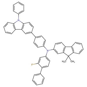 1924688-20-9 | N-(2-Fluoro-[1,1'-biphenyl]-4-yl)-9,9-dimethyl-N-(4-(9-phenyl-9H-carbazol- 3-yl)phenyl)-9H-fluoren-2-amine - Hoffman Fine Chemicals