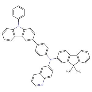 1924688-21-0 | N-(9,9-Dimethyl-9H-fluoren-2-yl)-N-(4-(9-phenyl-9H-carbazol-3- yl)phenyl)quinolin-6-amine - Hoffman Fine Chemicals