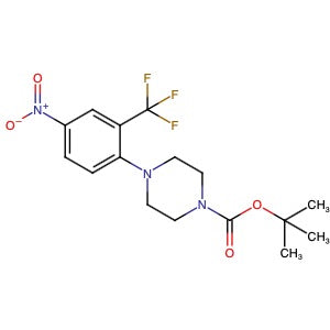 193902-86-2 | tert-butyl 4-(4-nitro-2-(trifluoromethyl)phenyl)piperazine-1-carboxylate - Hoffman Fine Chemicals