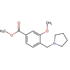 193964-75-9 | Methyl 3-methoxy-4-(1-pyrrolidinylmethyl)benzoate - Hoffman Fine Chemicals