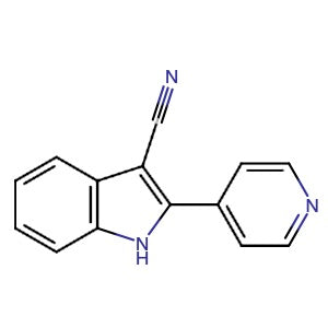 CAS 1982371-97-0 | 2-(4-Pyridinyl)-1H-indole-3-carbonitrile  | MFCD30829500