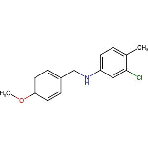 199481-04-4 | 3-Chloro-N-[(4-methoxyphenyl)methyl]-4-methylaniline - Hoffman Fine Chemicals