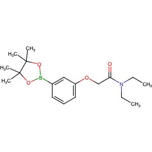 2057448-57-2 | N,N-Diethyl-2-(3-(4,4,5,5-tetramethyl-1,3,2-dioxaborolan-2-yl)phenoxy)acetamide - Hoffman Fine Chemicals