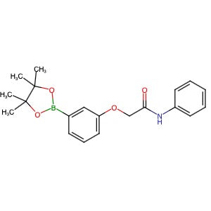 2057448-75-4 | N-Phenyl-2-(3-(4,4,5,5-tetramethyl-1,3,2-dioxaborolan-2-yl)phenoxy)acetamide - Hoffman Fine Chemicals