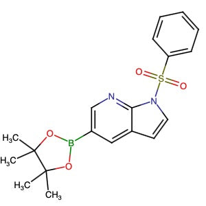 2058052-40-5 | 1-(Phenylsulfonyl)-5-(4,4,5,5-tetramethyl-1,3,2-dioxaborolan-2-yl)-1H-pyrrolo[2,3-b]pyridine - Hoffman Fine Chemicals