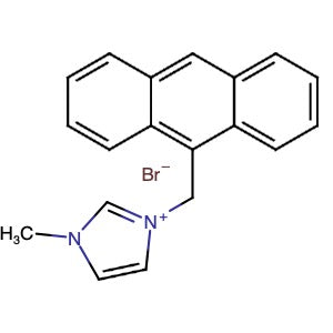 2097548-28-0 | 1H-Imidazolium, 3-(9-anthracenylmethyl)-1-methyl-, bromide - Hoffman Fine Chemicals